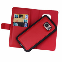 Leather Flip For Iphone 7 6 6s Plus Cover 2 in 1 Multifunction Wallet Case For Samsung Galaxy S5 S6 S7 edge S8 Plus Phone bag