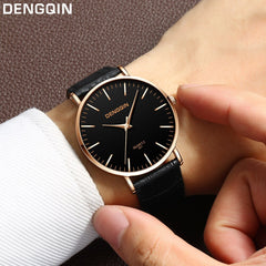 Men's Wrist Watch Leather Military Alloy Analog Quartz Business Watch Man Reloj Hombre 2019 Men Wristwatch Clock