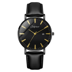 Man Watch Quartz Sport Leather Strap  Complete Calendar Men Wristwatch Clock Montre Homme 2019 relogios masculinos