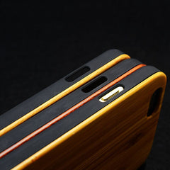 Real Wood Case For iphone 7 6 6S Plus 5 5S SE Cover High Quality Durable Natural Rosewood Bamboo Walnut Wooden Hard Phone Cases
