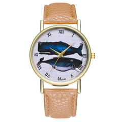 Animal Deep Sea Fish Pattern Women's Watches Casual Watch Simple Stlye Orologio Donna Quartz Wristwatch Clock High Quality @50