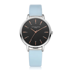 Business Women's Watches Fashion Scale Disc Ladies Quartz Movement Wristwatch Casual Leather Strap  Clock Zegarki Damskie@50
