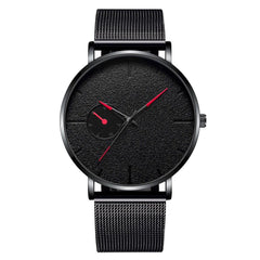 Man Quartz Watches High-end Blue Glass Life Waterproof Distinguished Watch Man Reloj Hombre 2019 Men Wristwatch Clock