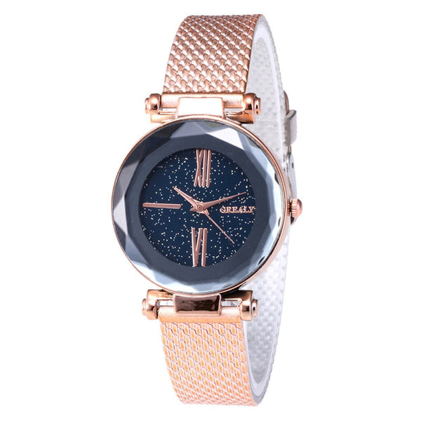 Luxury Starry Dial Women's Watches Bayan Kol Saati Cheap Nice Look With Dress Minimalism Best Sellers Wristwatch Horloge @50