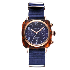 Men Watch Luxury Temperament Square Dial Canvas Watchband Analog Quartz Watch Man Reloj Hombre 2019 Men Wristwatch Clock