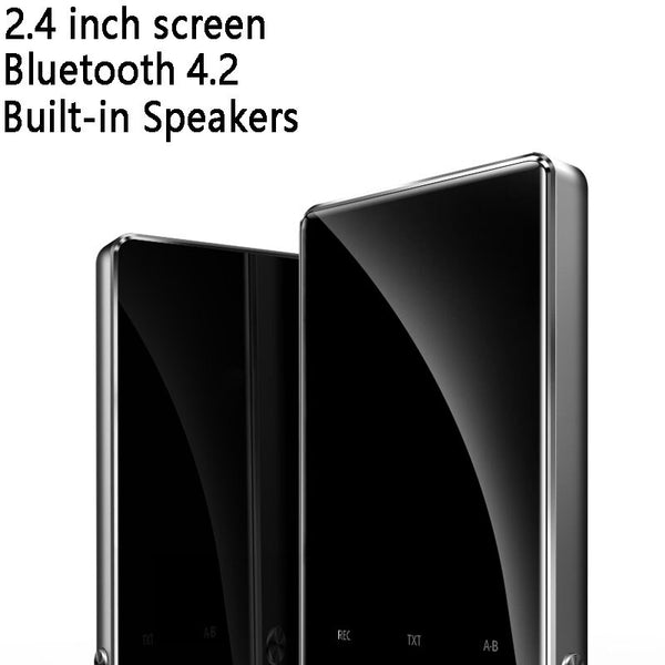 Original HIFI Metal MP3 Music Player Ultrathin mp3 with Speakers Lossless Portable Audio Players FM Radio Ebook Voice Recorder