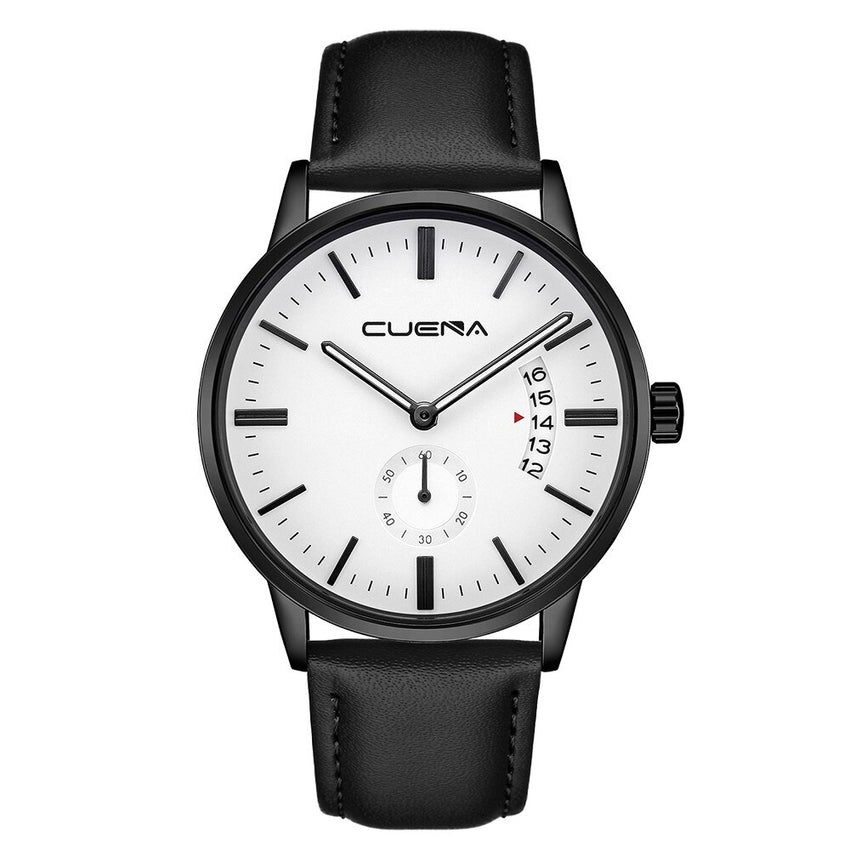 Men's Wrist Watch Military Leather Date Quartz Analog Army Quartz Business wristwatch mens  watches mens 2019 clock men