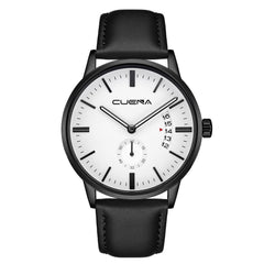 Men's Wrist Watch Military Leather Date Quartz Analog Army Quartz Business wristwatch mens  watches mens 2019 clock men