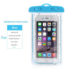 Luminous Waterproof Phone Bags Pouch For iphone 8 7 6 6s Plus 5 s SE Case Universal 6.0" Mobile Phone Waterproof Bag Cover Cases