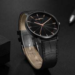 Men's Watch Leather Military Casual Analog Quartz Business watch man new arrival in men wrist watches relogios masculino