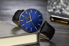 KEMANQI Ultra-thin 6.5mm Watch Men's Elegant Fashion Watches Simple Business Men Quartz Watches Roman Masculine Male Clock reloj