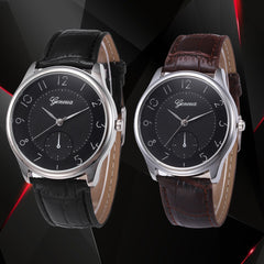 Men Wrist Watch Retro Design Leather Band Analog Alloy Quartz Watch Mens watches mens 2019 relogios masculinos