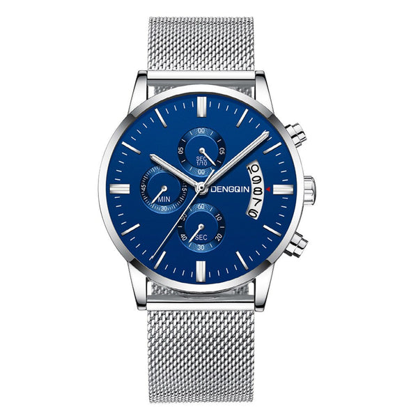 Man Watches Luxury Quartz Stainless Steel Dial Casual Bracelet Watch Man Watches Mens 2019 Men Wristwatch Clock