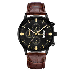 Geneva Women Mens Wristwatch Stainless Steel Leather Analog Alloy Quartz watches man wrist watches day date men watch