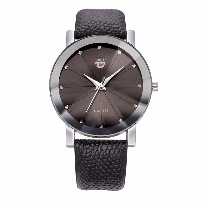 Men Watch Luxury Stainless Steel Quartz Military Sport Leather Band Dial Wristwatch Mens Reloj Hombre 2019 zegarek meski