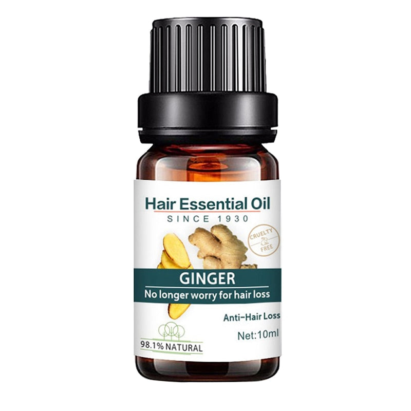 10ml Ginger Hair Care For Dry Damaged Hair