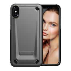 Luxury Strong Hybrid Tough Shockproof Armor Phone Case For iPhone XR XS MAX X 8 7 6 6S Plus Case TPU bumper+Hard PC Cover For XR
