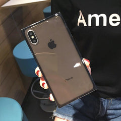 Fashion Clear Phone Case For iPhone 11 Pro X 6 6S 7 8 Pls XS Max XR Cases Silicone Tpu Soft Transparent Cover Coque For iphone X
