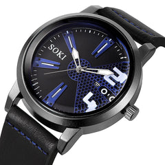 Men Wristwatch Clock Analog Quartz Round Wrist Watch For Man Relojes Hombre 2019 relogios masculinos saat erkek kol saati