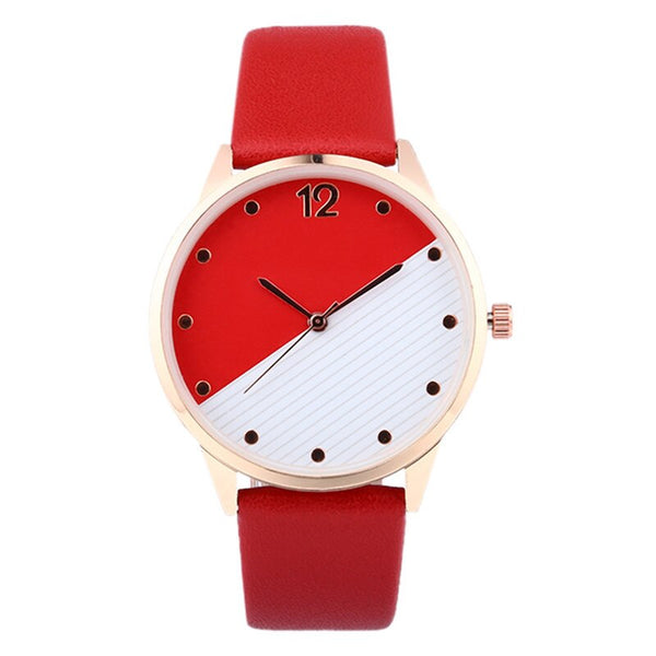 Creative New Dial 2 Colors Female Watch Line Point Wristwatches Excellent Quality Women's Watches Best Sellers Simple Horloge@50