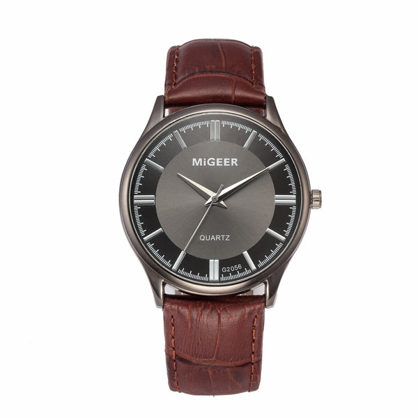 Men's Wrist Watch Retro Design Leather Band Analog Alloy Quartz Watch Mens Reloj Hombre 2019 Men Wristwatch Clock