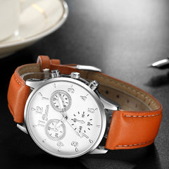 Men's Wrist Watch Leather Military Casual Analog Quartz Business Watch Mens Reloj Hombre 2019 Men Wristwatch Clock