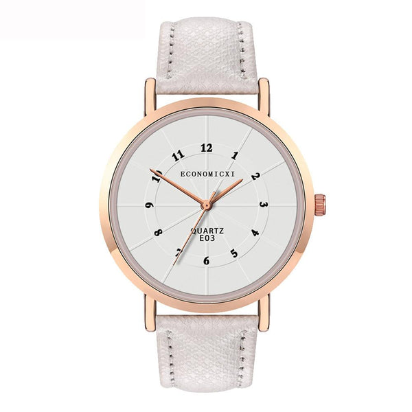 Creative Meridian Roman Numerals Women's Watches Montre Femme Acier Inoxydable Minimalism  Quartz Wristwatch Horloge Dames @50