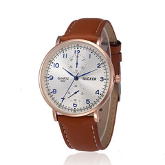 DISU Men Watches Stylish And Simple Temperament Belt unique watch for men relogios masculino