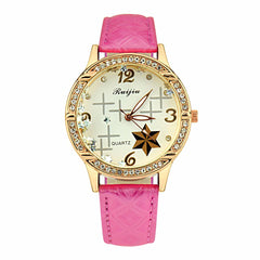 Disc Cute Style Symbol Star Pattern Roman Numerals Ladies Watch Nice Orologio Donna Women's Watches Reloj De Mujer Clock @50