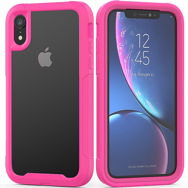 PC+TPU Military Shock Absorption Case for iPhone 11Pro X XR XS XS Max Transparent Ultra-Thin Protective Case for 6 6s 7 8 Plus
