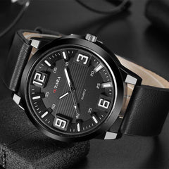 Men's Watch Casual Business Convex Dial Belt Quartz Watches Mens 2019 Men Wristwatch Clock erkek kol saati montre homme