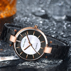 MINIFOCUS Fashion Designer Brand Luxury Women Wach Woman Lady Gold Quartz Watch Women Wrist Watch Casual Dress Women's Watches