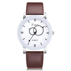 Top Brand Women Watches Casual Dial Ladies Business Quartz Wristwatch Temperament  Leather Strap Clock Dress Reloj Mujer @50