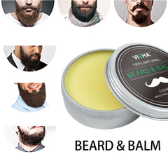 Beard Balm Natural Organic Men's Beard Cream for Beard Growth Care Fresh and non-greasy Nourish hair Styling Aftershave TSLM2