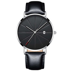 Men's Wristwatch Simple And Unobtrusive Business Leather Strap Casual Quartz Watch Man relojes para hombre horloges mannen