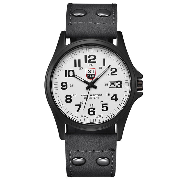 Men’s Wrist Watches Military Steel Military Date Quartz Analog Army Casual Dress Watch Man Montre Homme 2019 saat erkekler