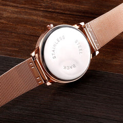 Rose Golden watches for men Luxury Business Steel Watches Women Retro Reloj Hombre Quartz Wrist watch Clock reloj mujer Relogio