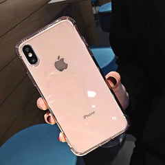 Shockproof Clear Phone Case for iPhone Xr Xs Max X 6 6S 7 8 Plus Soft TPU Transparent Phone Case for iPhone Xr Xs Max 6 7 8 Plus