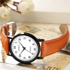 Women Men's Wrist Watch Sport Stainless Steel Case Leather Band Quartz Analog Watch Mens Reloj Hombre 2019 men wristwatch clock