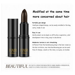 1PCS Fast One-off Hair Color Pen Cover White Hair Black/Brown Temporary Hair Dye Cream Mild DIY Styling Stick Dropship TSLM2