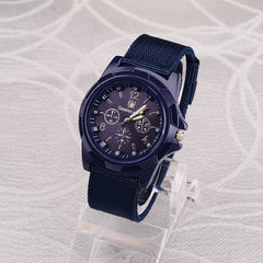 Men's watches Military Quartz Sport Resin Canvas BandA Watch Fashion Green Off-road Wristwatch relogio masculino erkek kol saat