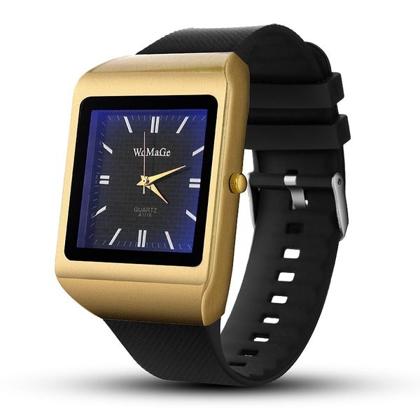 Fashion mens watches top brand luxury Quartz Wrist watch Silicone Pin buckle Men Watches relogio masculino erkek kol saati