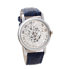 DISU Men Watch Stainless Steel Quartz Military Sport Leather Band Watch Man vintage men wristwatch clock mens watches