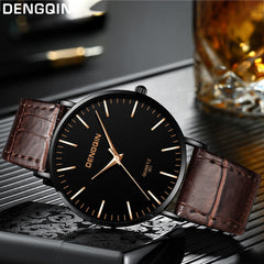 Men's Wrist Watch Leather Military Alloy Analog Quartz Business Watch Man Reloj Hombre 2019 Men Wristwatch Clock