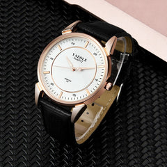YAZOLE Men Wrist Watch Luxury Stainless steel Leather Band Analog Quartz watches man unique watch for men relogios masculino