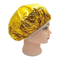 10pcs Suction Aluminum Foil Waterproof Ultra-thin Sets of Oil Bath Hoods Nourishing Dry Disposable Shower Cap Baking Oil Hair