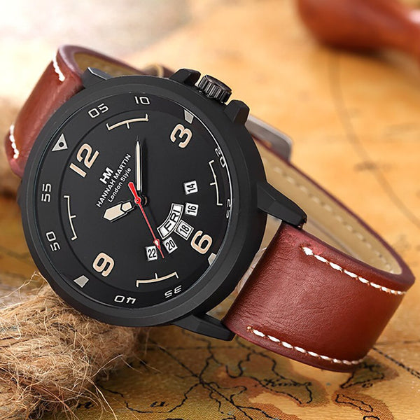 Men's Watches Classic Roulette Scale Calendar Business Quartz Watch Man Relojes Hombre 2019 zegarek meski saat erkek kol saati