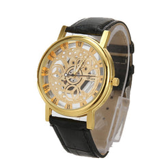 DISU Men Watch Stainless Steel Quartz Military Sport Leather Band Watch Man vintage men wristwatch clock mens watches