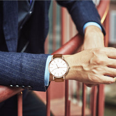 Men Wrist Watch Leather Band Analog Quartz Round Wristwatch Mens Reloj Hombre 2019 relogios masculino horloges mannen