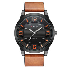 Men's Watch Casual Business Convex Dial Belt Quartz Watches Mens 2019 Men Wristwatch Clock erkek kol saati montre homme